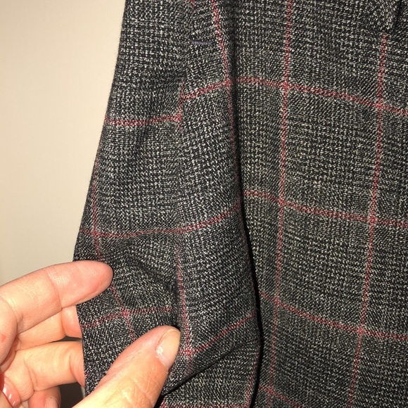 Pink and grey plaid pants - Picture 4 of 5